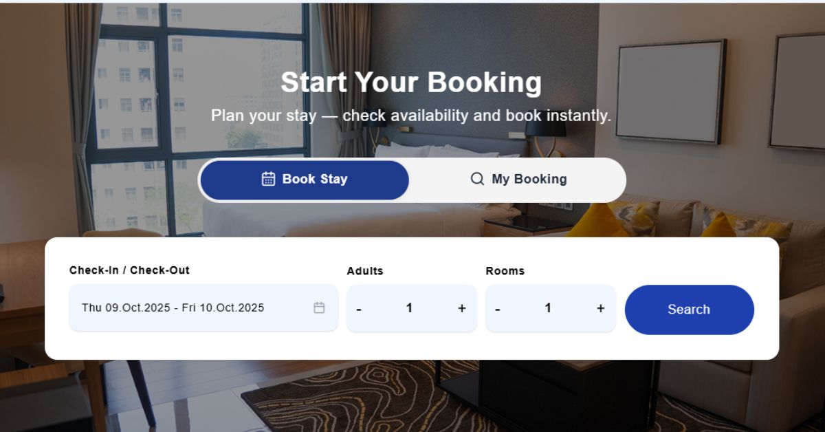 HOS Booking New Widgets for Personalized Customization