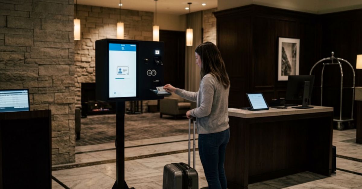 why hotels are modernising reception with self check in